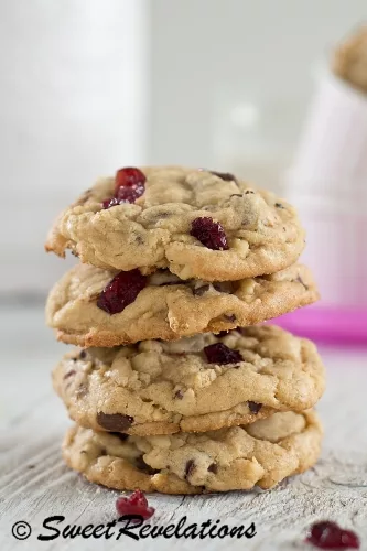 Perfected Chocolate Chip Cookies {Loaded With Walnuts and Cranberries}