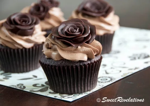 Dark Chocolate Roses