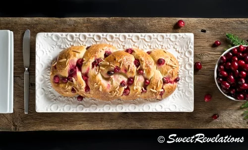 Cranberry Swiss Zopf Bread