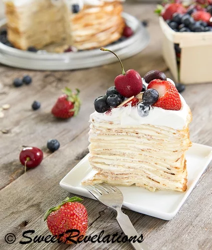 Beer and Buttermilk CrêPe Cake