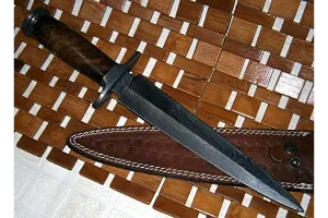 3#RAM-05 Damascus Steel Dagger Knife