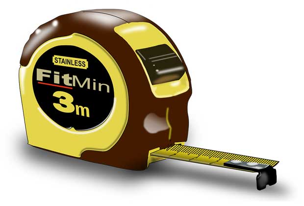 Tape measure/pencil