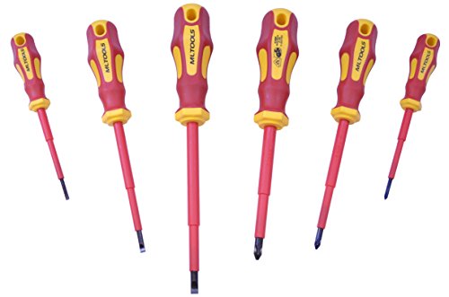 MLTOOLS 1000v Insulated Magnetic Tip Screwdriver Set VS333